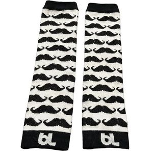 BL (Brand), Baby Leggings, Leg Warmers,. Gentlemen mustache print. preowned good